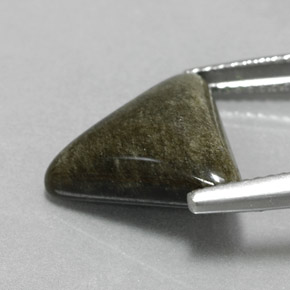 4.65캐럿 천연 골드 광택 흑요석, 일조, 불투명체