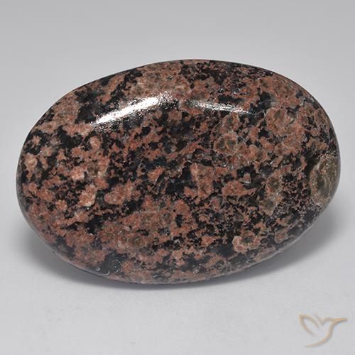 24.91ct 자연스러운 다색 흑요석, 타원형, 불투명체