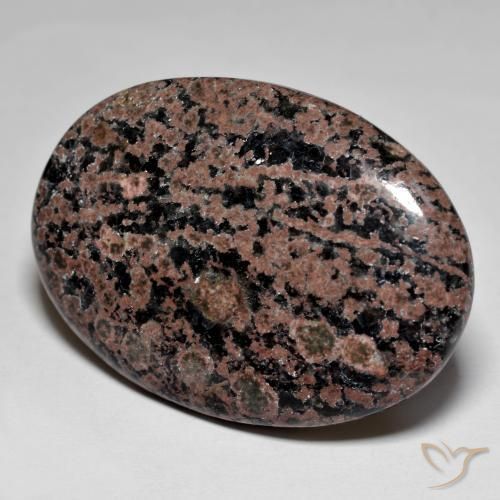 28.40ct 자연스러운 다색 흑요석, 타원형, 불투명체