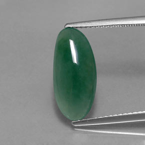 3.52캐럿 천연 그린 옴파사이트 제이드, 멋진 모양, 16.3×7.6 mm, 투명한