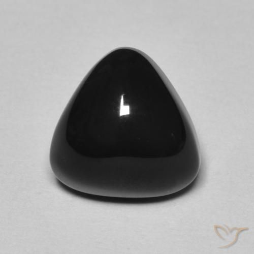 3.16ct 자연스러운 검은색 오닉스, 일조, 불투명체