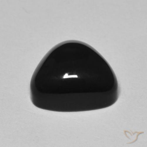 3.35ct 자연스러운 검은색 오닉스, 일조, 불투명체