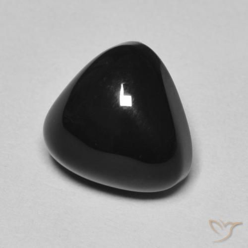 3.35캐럿 천연 검은색 오닉스, 일조, 불투명체
