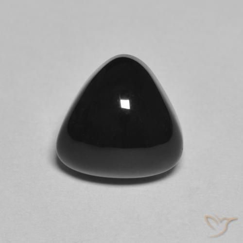 3.19ct 자연스러운 검은색 오닉스, 일조, 불투명체