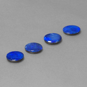 캐럿 천연 멀티컬러 오팔 더블릿 보석, 타원형 컷, 7.1×5 mm, 불투명체