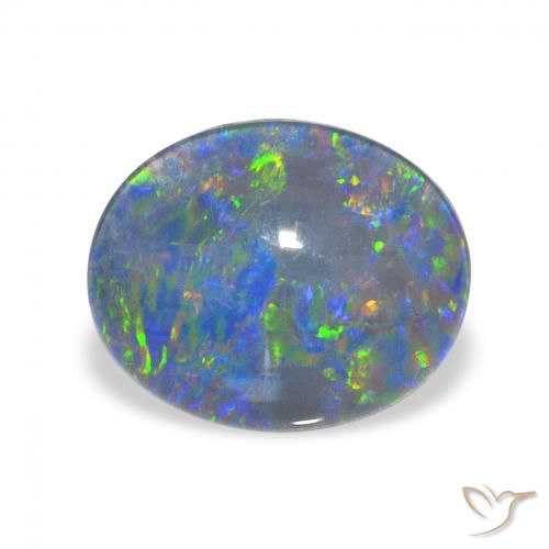 2.68ct 자연스러운 다색 오팔 트리플렛, 타원형, 불투명체