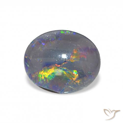 2.68ct 다색 오팔 트리플렛, 타원형, 불투명체