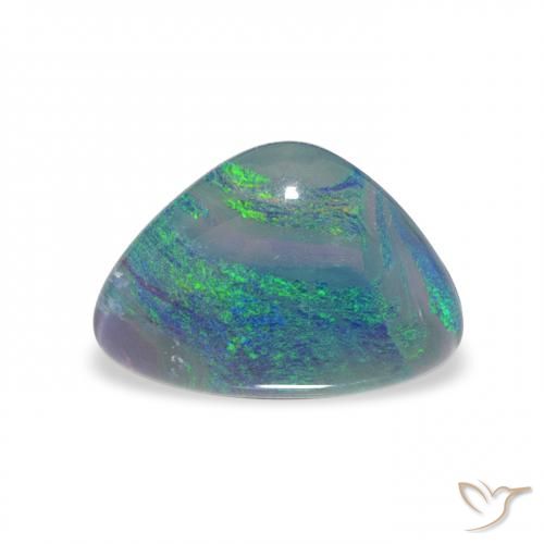 1.74ct 자연스러운 다색 오팔 트리플렛, 일조, 불투명체