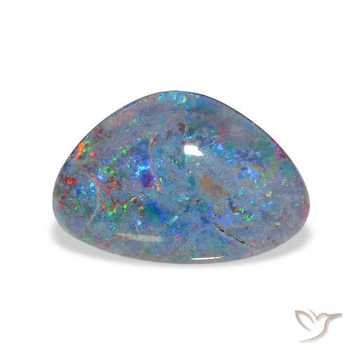 4.35ct 자연스러운 다색 오팔 트리플렛, 팬시한, 불투명체