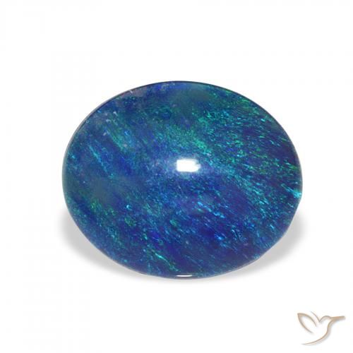 2.94ct 자연스러운 다색 오팔 트리플렛, 타원형, 불투명체