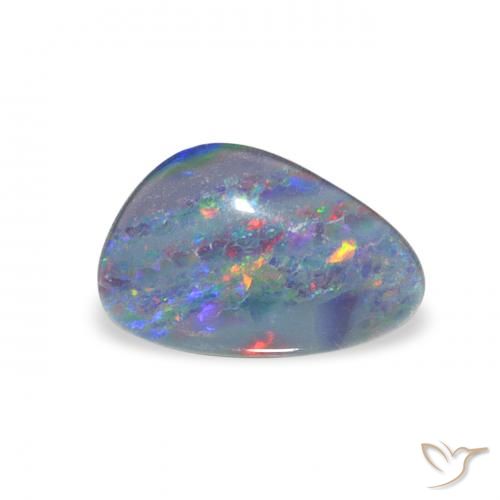 1.63ct 다색 오팔 트리플렛, 팬시한, 불투명체