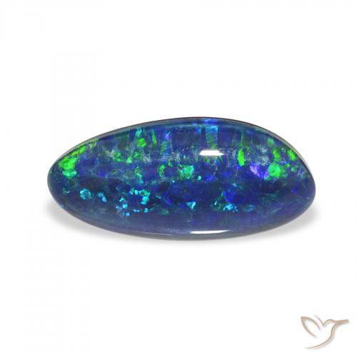 2.25ct 자연스러운 다색 오팔 트리플렛, 팬시한, 불투명체