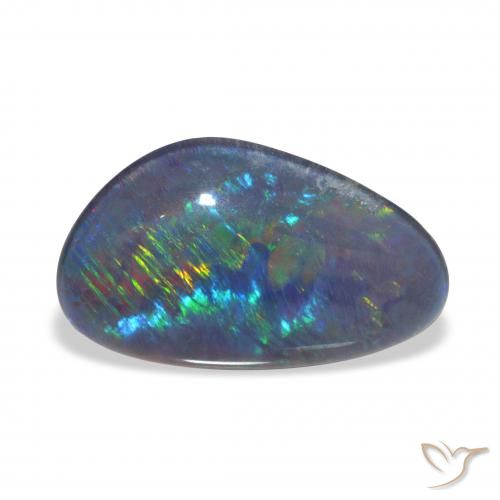 3.60ct 다색 오팔 트리플렛, 팬시한, 불투명체