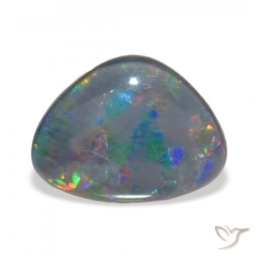 4.06ct 자연스러운 다색 오팔 트리플렛, 팬시한, 불투명체