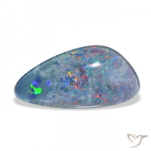 4.10ct 자연스러운 다색 오팔 트리플렛, 팬시한, 불투명체