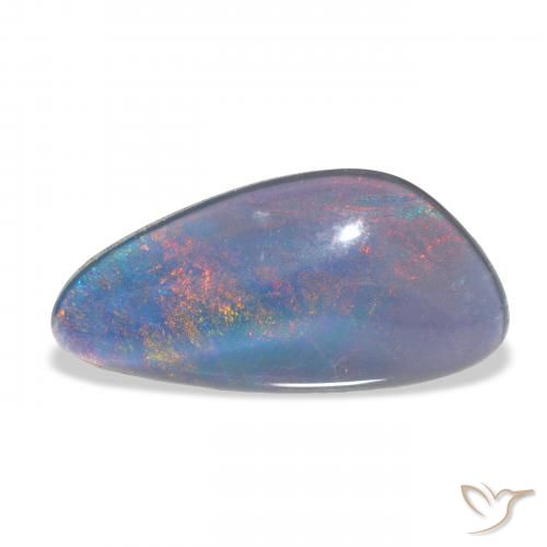 4.21ct 자연스러운 다색 오팔 트리플렛, 팬시한, 불투명체