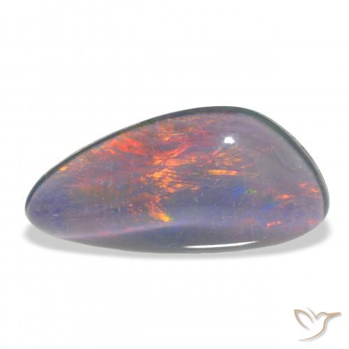 4.15ct 자연스러운 다색 오팔 트리플렛, 팬시한, 불투명체
