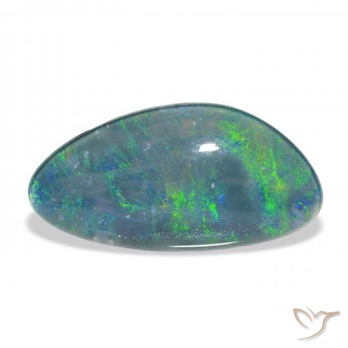 5.14ct 자연스러운 다색 오팔 트리플렛, 팬시한, 불투명체