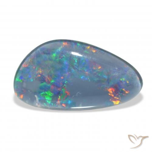 7.34ct 자연스러운 다색 오팔 트리플렛, 팬시한, 불투명체