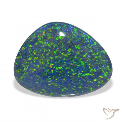 4.88ct 자연스러운 다색 오팔 트리플렛, 팬시한, 불투명체