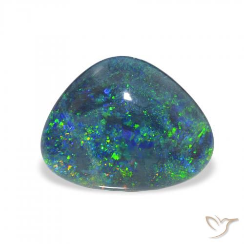 4.39ct 자연스러운 다색 오팔 트리플렛, 팬시한, 불투명체