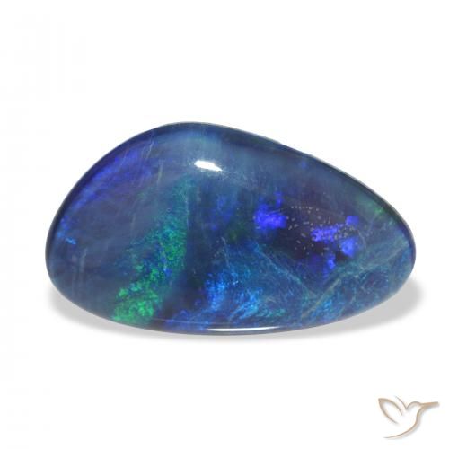 3.40ct 자연스러운 다색 오팔 트리플렛, 팬시한, 불투명체