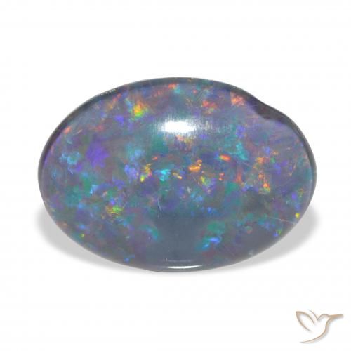 3.75ct 다색 오팔 트리플렛, 타원형, 불투명체