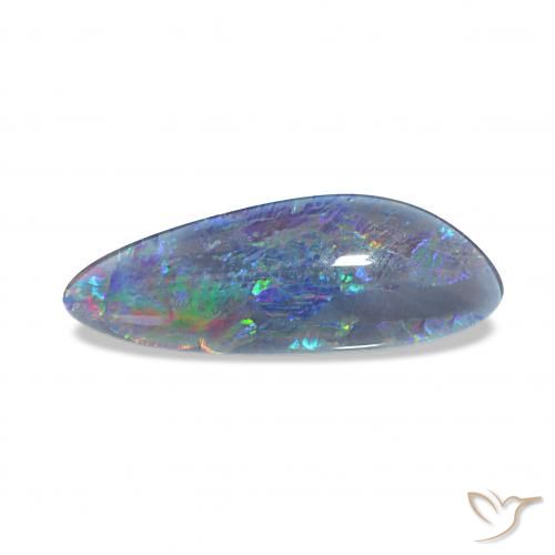 4.33ct 다색 오팔 트리플렛, 팬시한, 불투명체