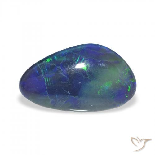 3.33ct 다색 오팔 트리플렛, 팬시한, 불투명체