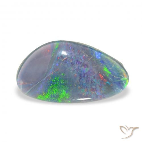 3.21ct 자연스러운 다색 오팔 트리플렛, 팬시한, 불투명체