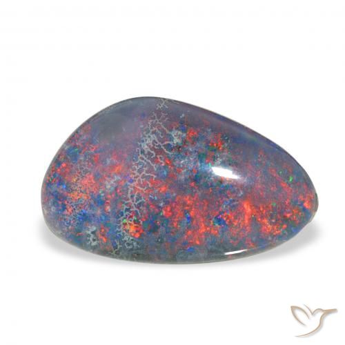 3.78ct 자연스러운 다색 오팔 트리플렛, 팬시한, 불투명체
