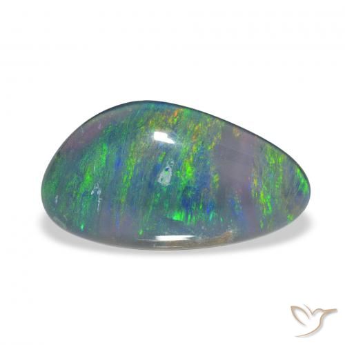 3.07ct 자연스러운 다색 오팔 트리플렛, 팬시한, 불투명체