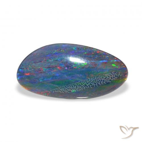 3.38ct 다색 오팔 트리플렛, 팬시한, 불투명체