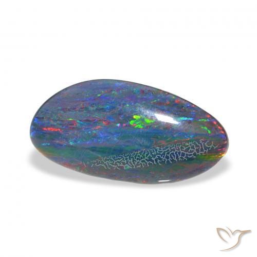 3.38캐럿 천연 다색 오팔 트리플렛, 팬시한, 불투명체