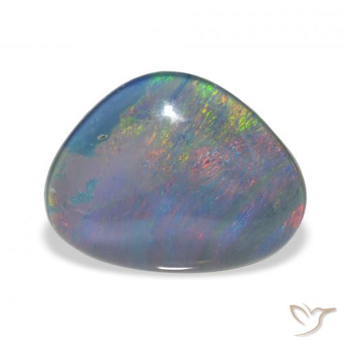 6.25ct 다색 오팔 트리플렛, 팬시한, 불투명체