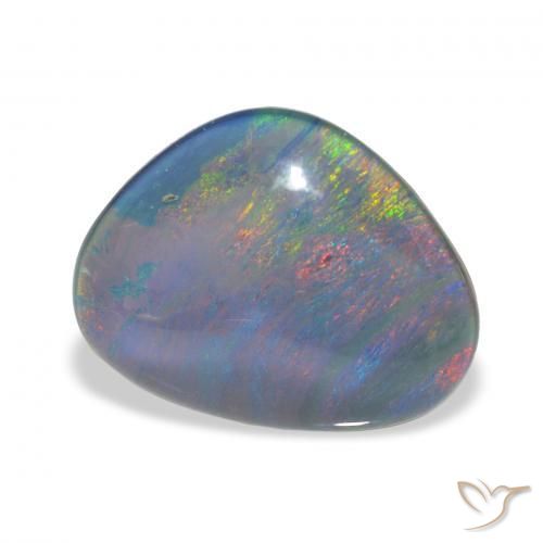 6.25캐럿 천연 다색 오팔 트리플렛, 팬시한, 불투명체