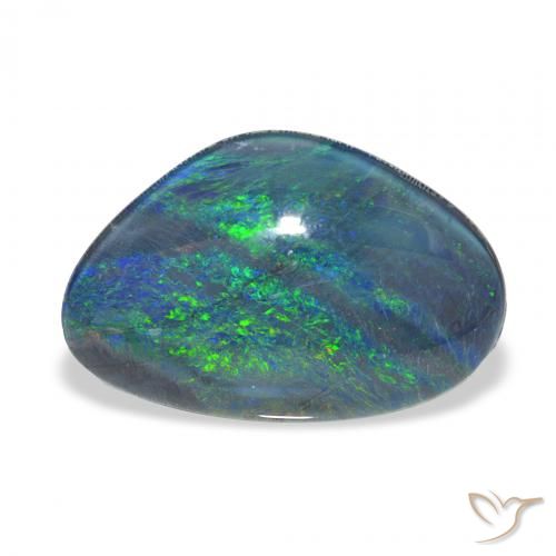 6.55ct 자연스러운 다색 오팔 트리플렛, 팬시한, 불투명체