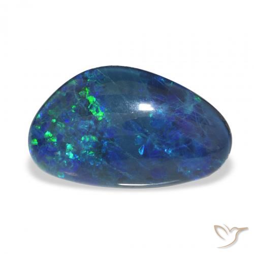 6.14ct 자연스러운 다색 오팔 트리플렛, 팬시한, 불투명체
