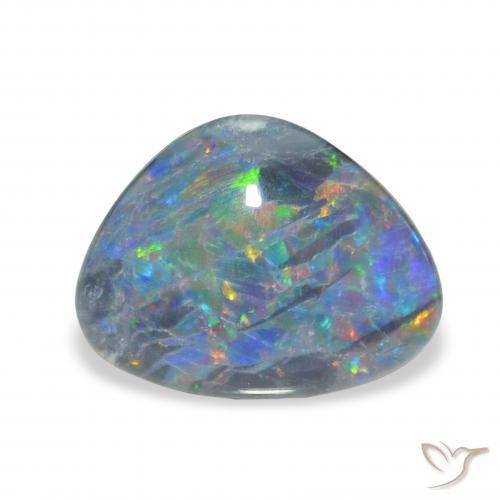 3.95ct 다색 오팔 트리플렛, 팬시한, 불투명체