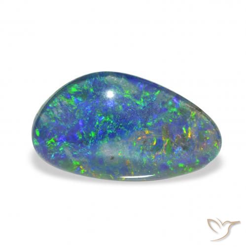 3.22ct 다색 오팔 트리플렛, 팬시한, 불투명체