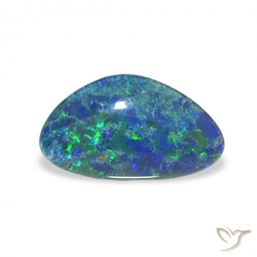 2.33ct 다색 오팔 트리플렛, 팬시한, 불투명체