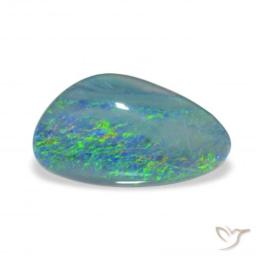 3.06ct 다색 오팔 트리플렛, 팬시한, 불투명체