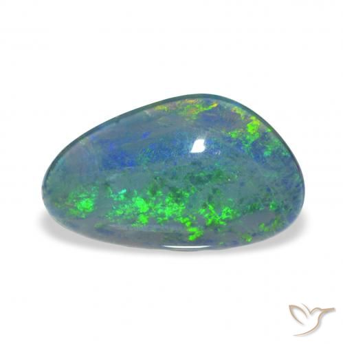3.46ct 다색 오팔 트리플렛, 팬시한, 불투명체