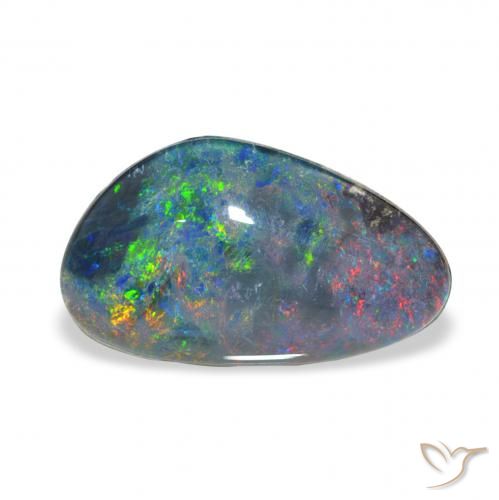 3.73ct 자연스러운 다색 오팔 트리플렛, 팬시한, 불투명체