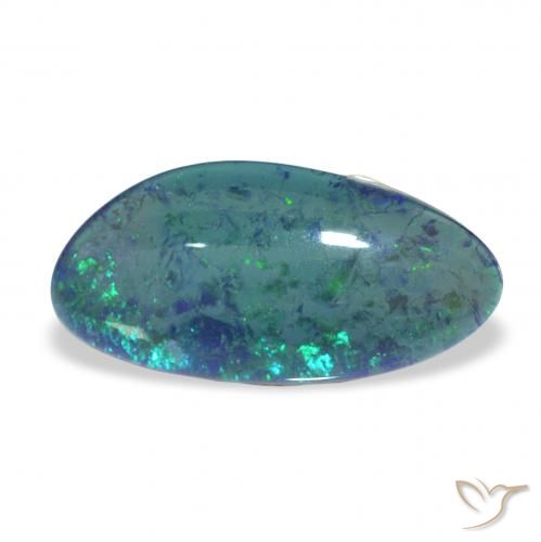 3.16ct 다색 오팔 트리플렛, 팬시한, 불투명체