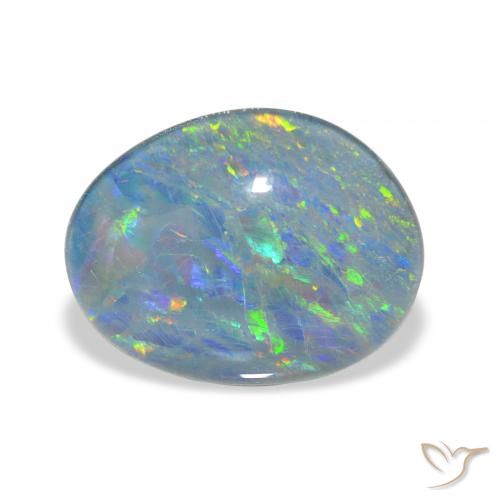 9.36ct 다색 오팔 트리플렛, 팬시한, 불투명체