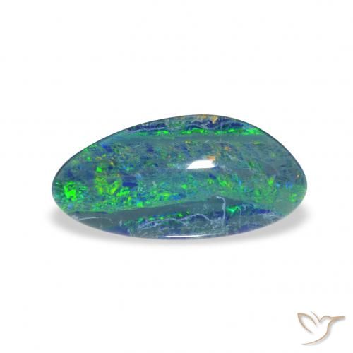 2.52ct 다색 오팔 트리플렛 보석, 팬시한, 불투명체