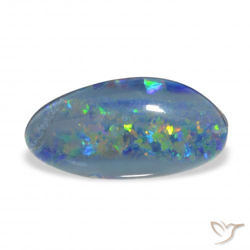 3.60ct 다색 오팔 트리플렛, 팬시한, 불투명체