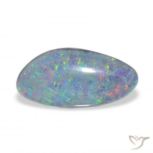 3.66ct 다색 오팔 트리플렛, 팬시한, 불투명체