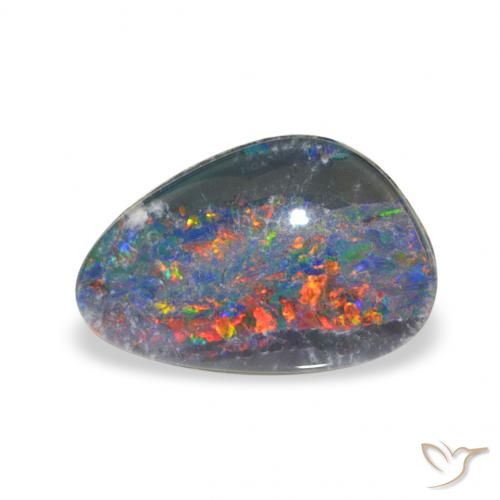1.73ct 다색 오팔 트리플렛, 팬시한, 불투명체